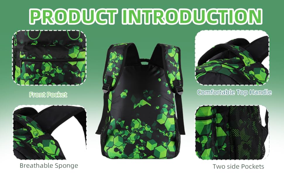 Backpack Set with Lunch Box 