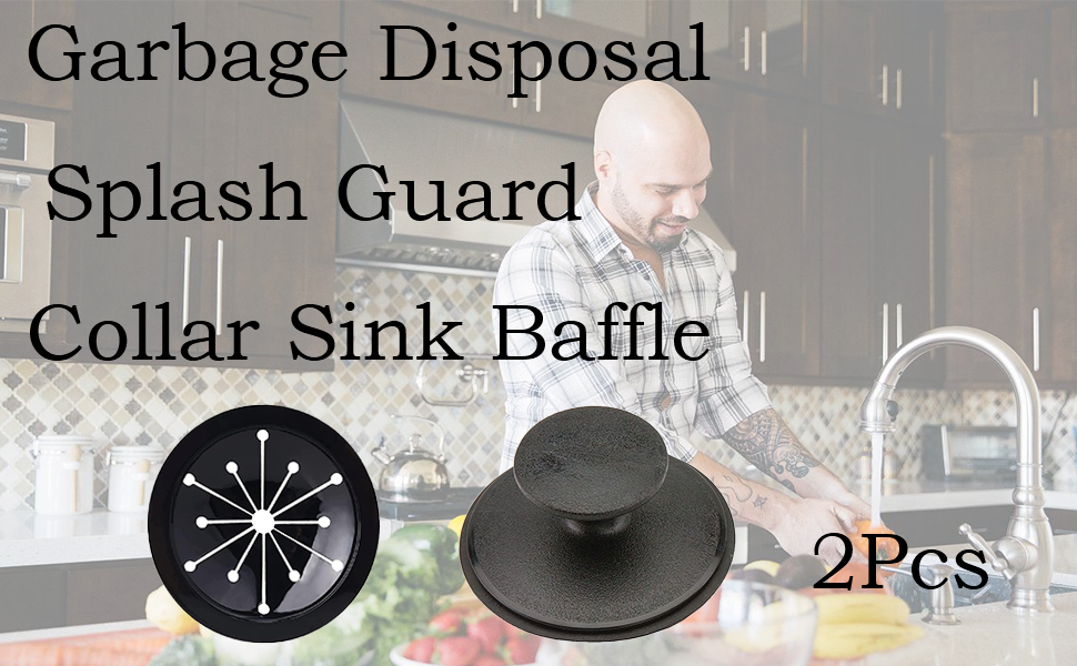 31/8 Inch Kitchen Sink Drain Splash Guard with Sink