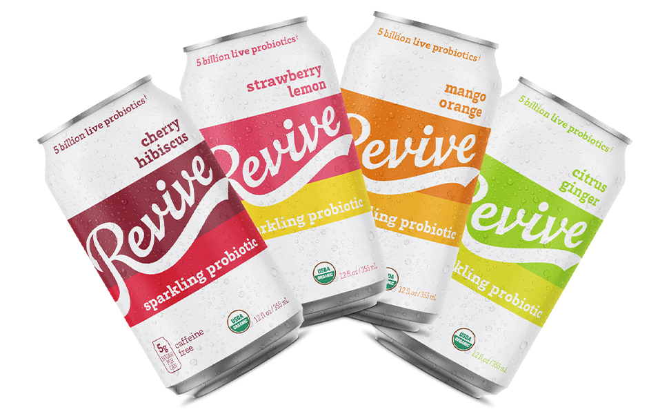 variety pack sparkling beverage probiotic juice tea drink revive kombucha