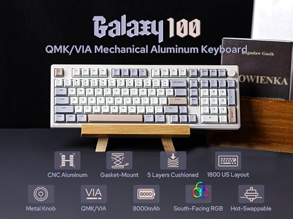 Galaxy100 wireless gaming keyboard
