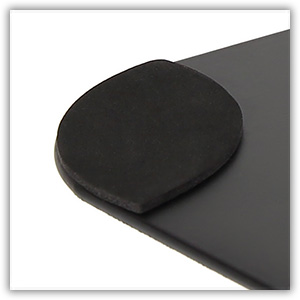 Eximus Bookshelf Speaker Floor Stand Oak Black Color