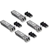 TRENDnet SFP Single-Mode LC Module 4-Pack, TEG-MGBS10/4, For Single Mode Fiber, Distances up to 1...