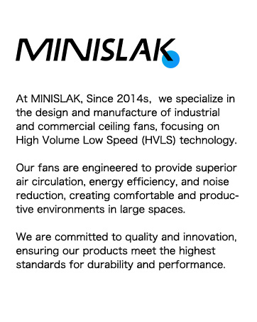 minislak industrial ceiling fan