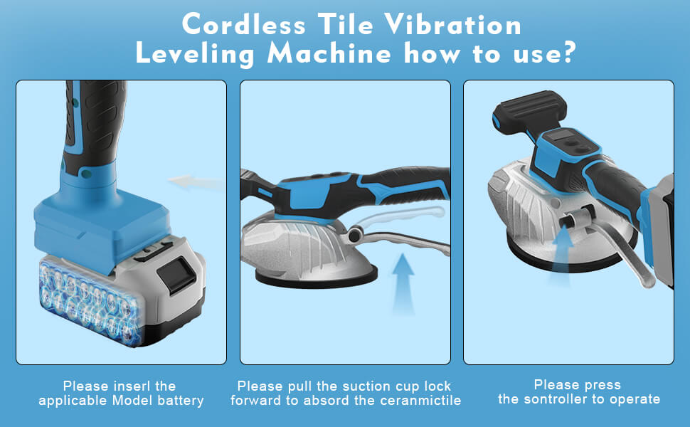 Tile Vibration Leveling Machine, for Makita 18V Max Battery,Cordless