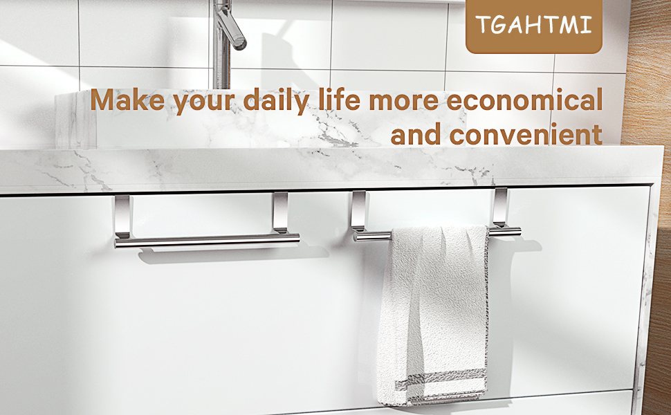 Door Towel Rack 2 Pcs Stainless Steel Over Door Towel Rail Door Towel