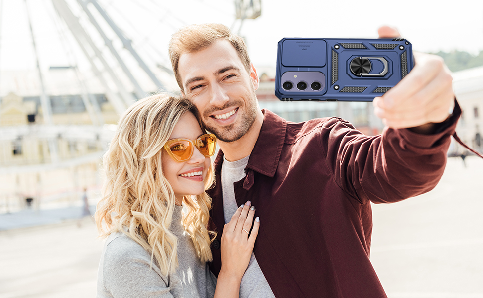 SKMY for Galaxy S24 FE Case, with Screen Protectors and