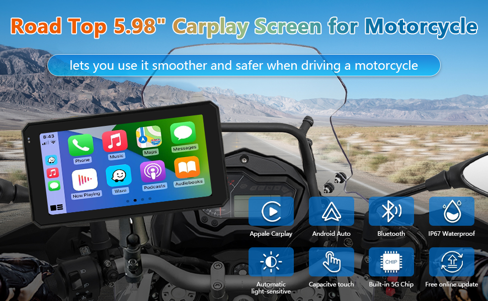 Apple - ぽこ For Toyota Land Cruiser 98-2007 Wifi Apple CarPlay Car Radio