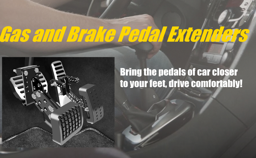 Gas and Brake Pedal Extenders for Short Drivers People