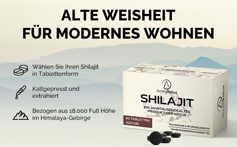 AureaSalus Shilajit Tabletten