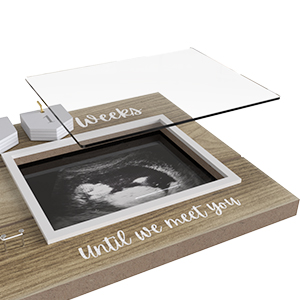 3D String Art Baby Sonogram Picture Frame Countdown Weeks