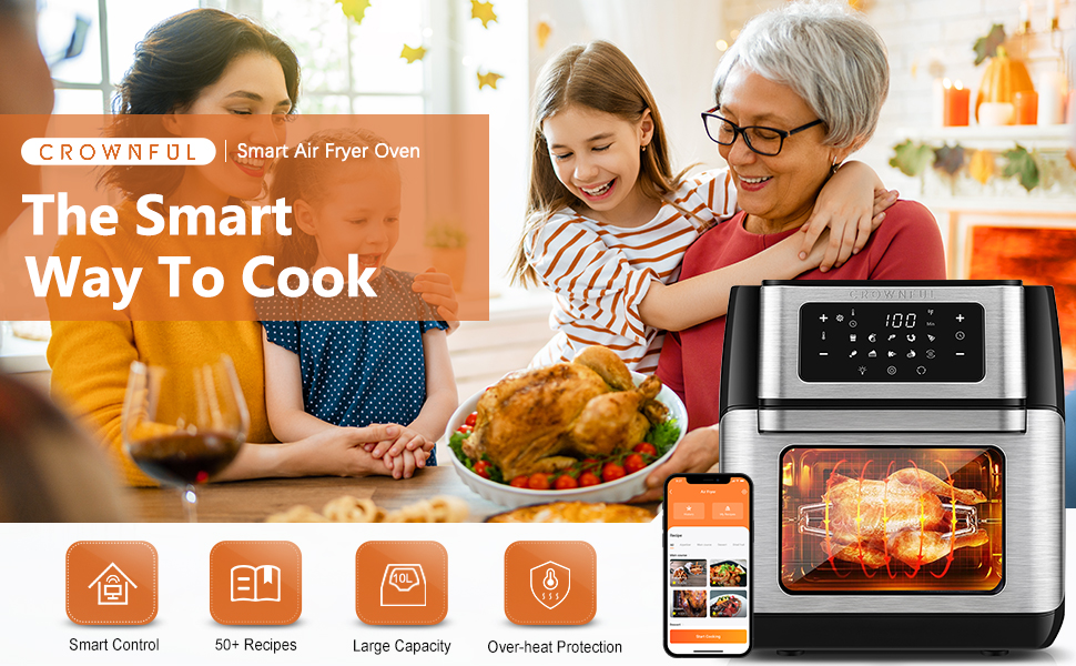 【新品】CROWNFUL ノンフライオーブン TXG-KK-DT10L-D-W 81mFUlFCohL._UF894,1000_QL80_.jpg