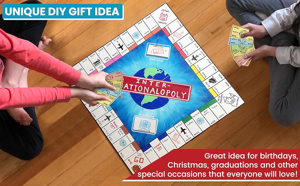 Create Your Own Opoly Board Game Blank Game Board with Board Game