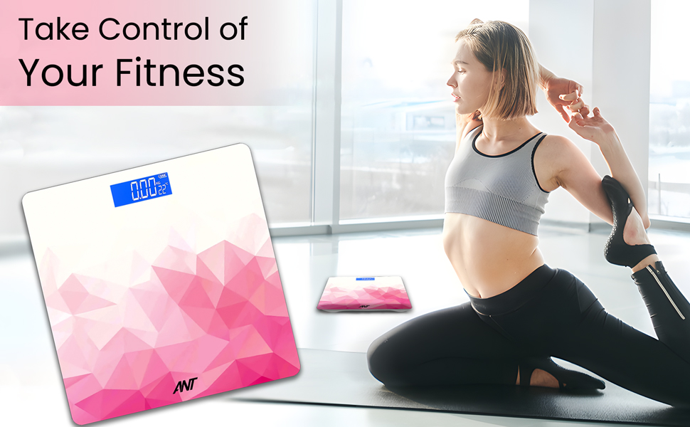 ANT Flora Ruby Personal Digital Weight Scale