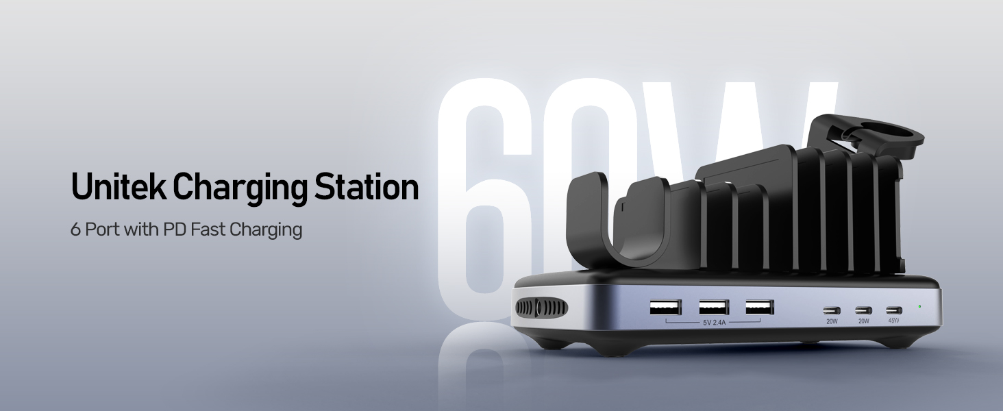 Unitek Charging Station for Multiple Devices Apple Multi