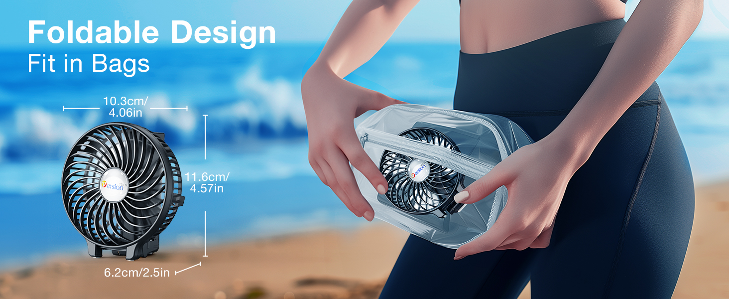 portable handheld fan