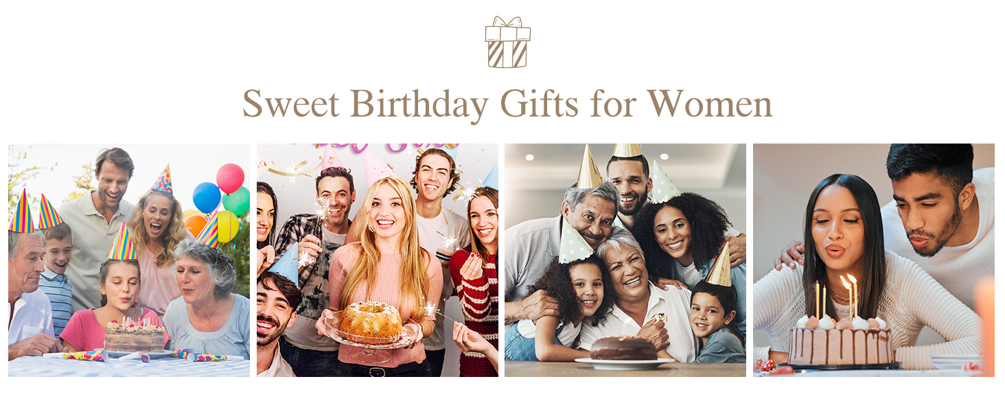 15th 16th 18th 21st 25th 30th 40th 50th 60th 70th birthday gifts for her, women