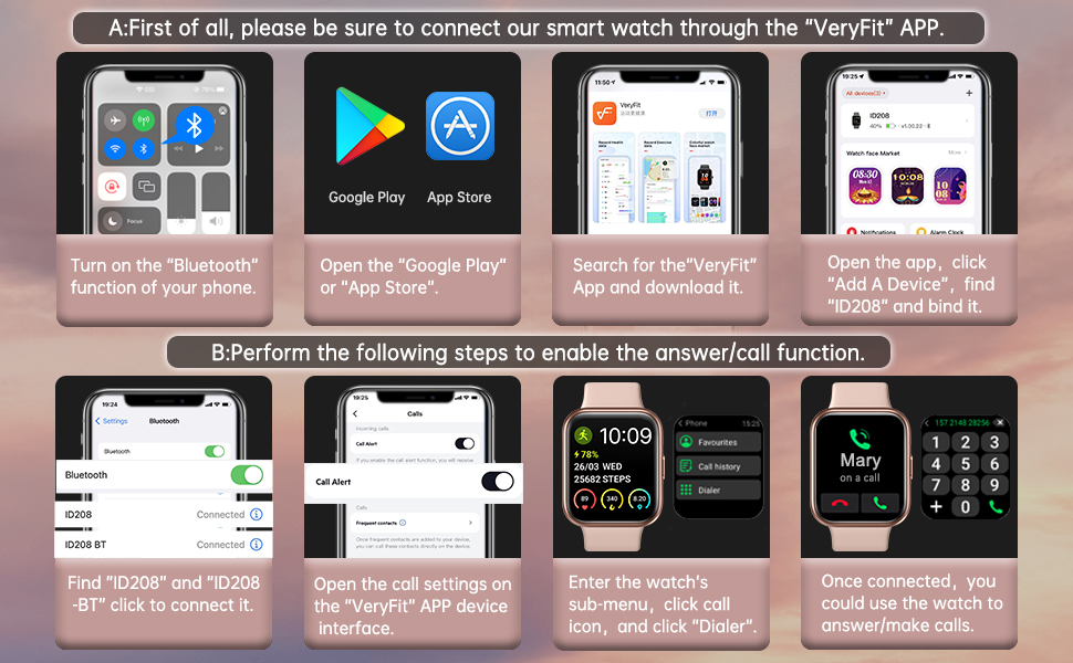 smart watch with call