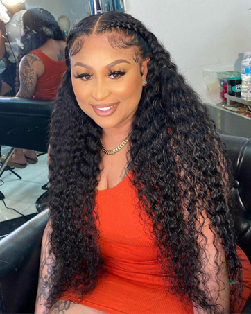 Deep Wave 100% Unprocessed virgin Brazilian Human Hair Bundles, Collected from One Young Donor