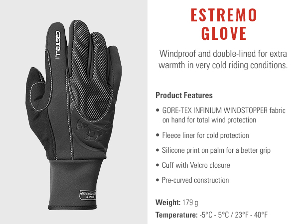 CASTELLI カステリ ESTREMO GLOVE Gloves Cycling Men ESTREMO GLOVE - Castelli Cycling