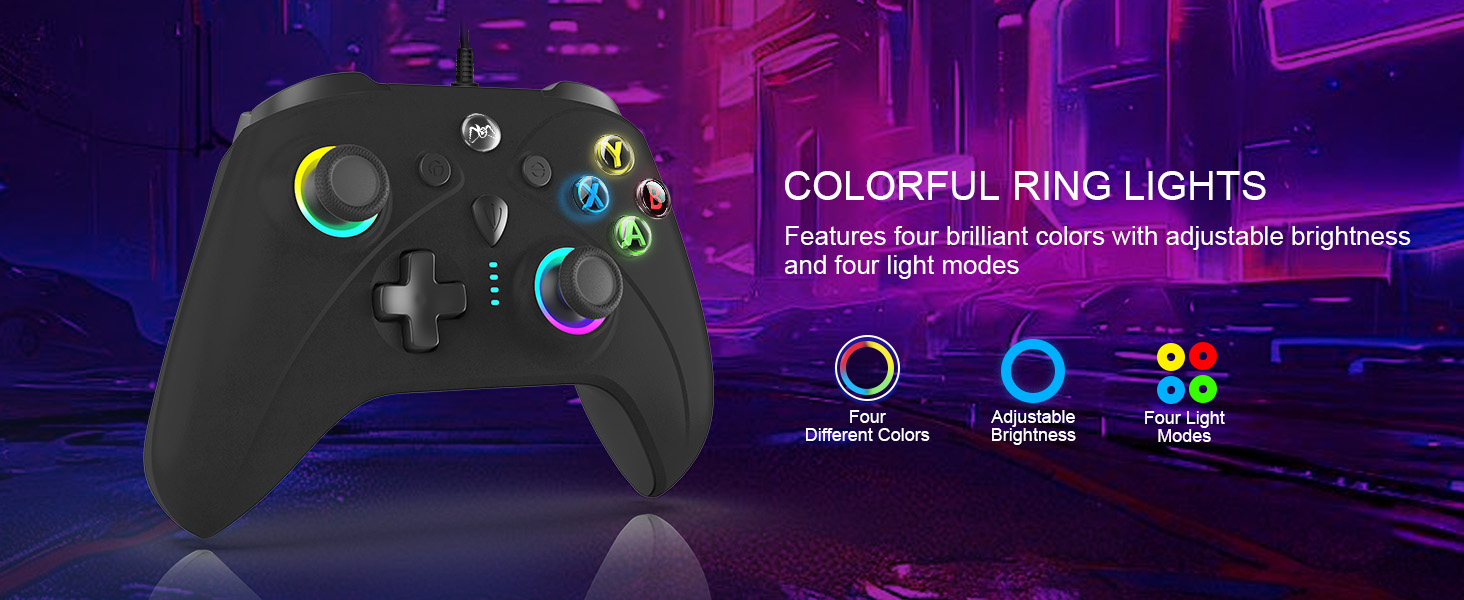 colorful Ring lights