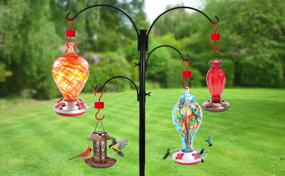 FLIORS Metal Hummingbird Feeder Ant Guard, Ant Moat for