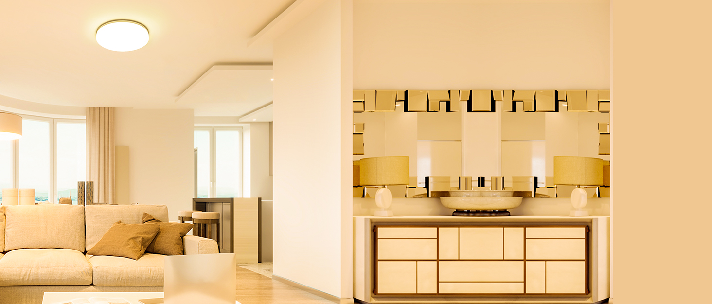 Lepro Bathroom Light Warm White, 15W 1500 Lumen Waterproof Ceiling