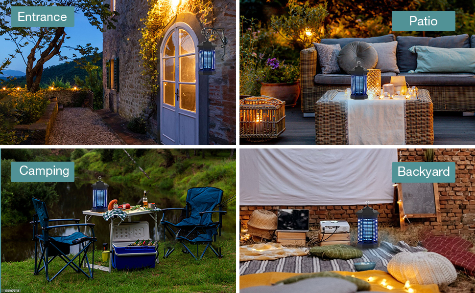 ZingZap Bug Zapper 4200V LED, Mosquito Insect Killer, Fly