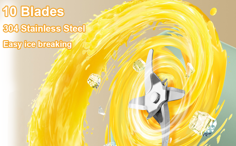 304 Stainless Steel 10 Blades