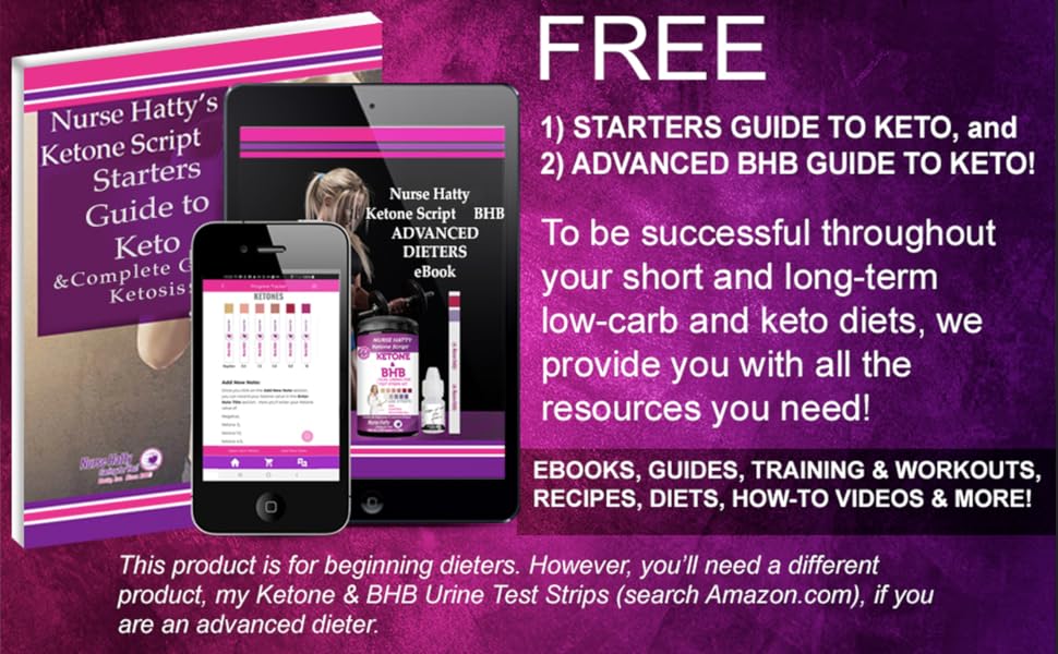 Keto, Ketone Test Strips, Ketosis, Ketone Urine Strips