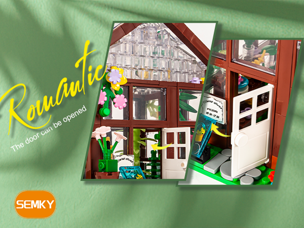 〈flower♫〉SEMピタマイク、SEMドリームスイッチセット Amazon.com: SEMKY City Series Flower House Building Blocks