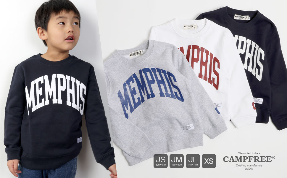 キャンプフリー Campfree カレッジ ロゴ スウェット トレーナー キッズ ジュニア M H A Style ファッション 通販
