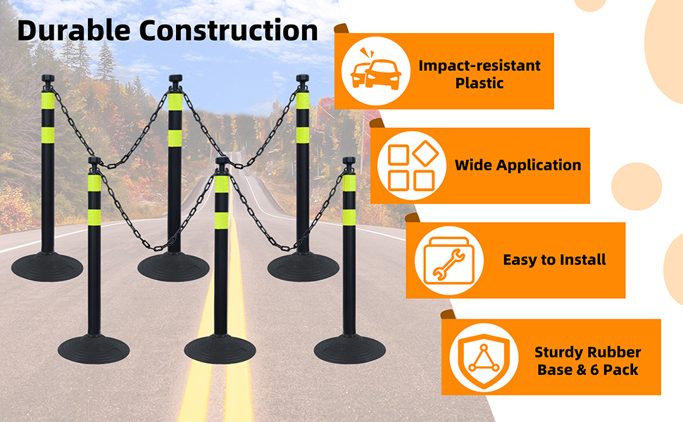 Traffic Delineator Posts