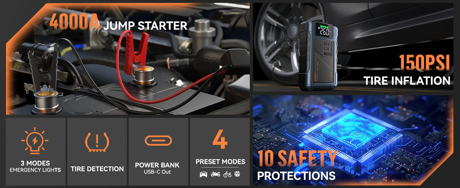 jump start battery pack