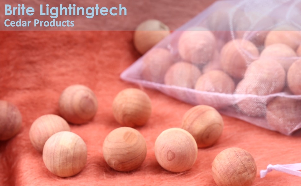 Cedar Balls for Closets and Drawers