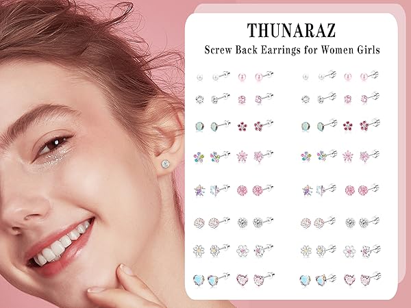 screw back earrings for girls