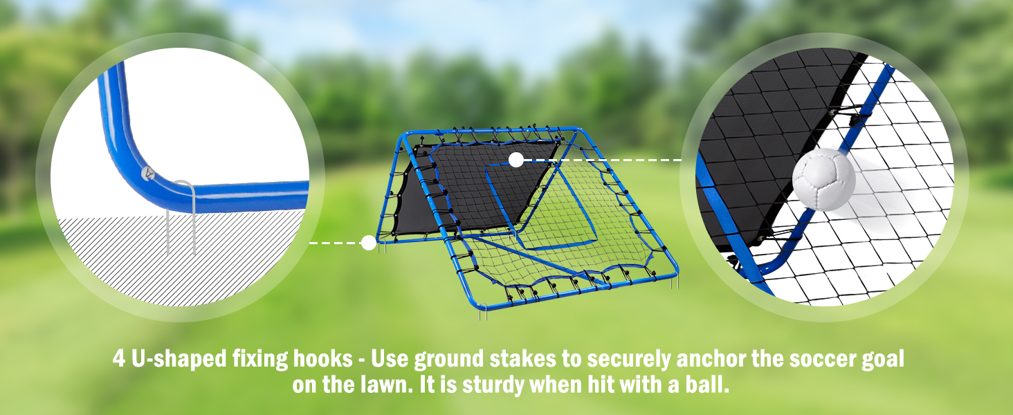 Winthai Enhanced Volleyball Rebound Net 3.9x3.9 FT, Fast