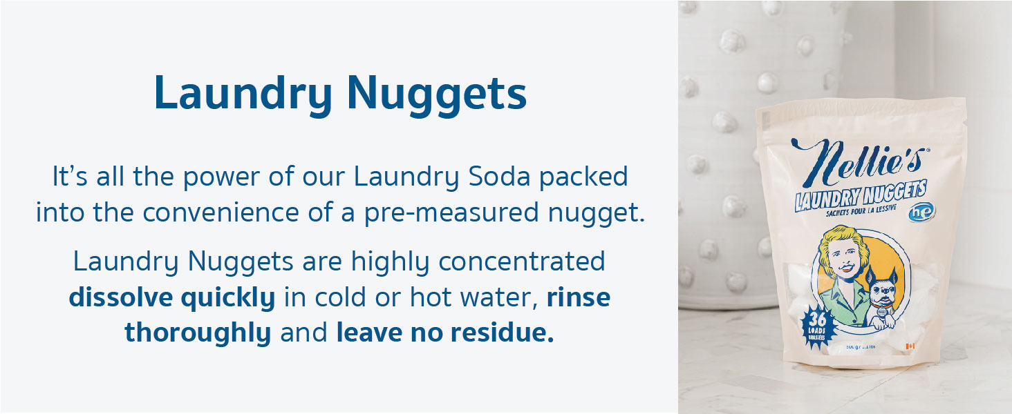 Nellie's Laundry Nuggets 350 Loads Laundry Detergent Pods Easily