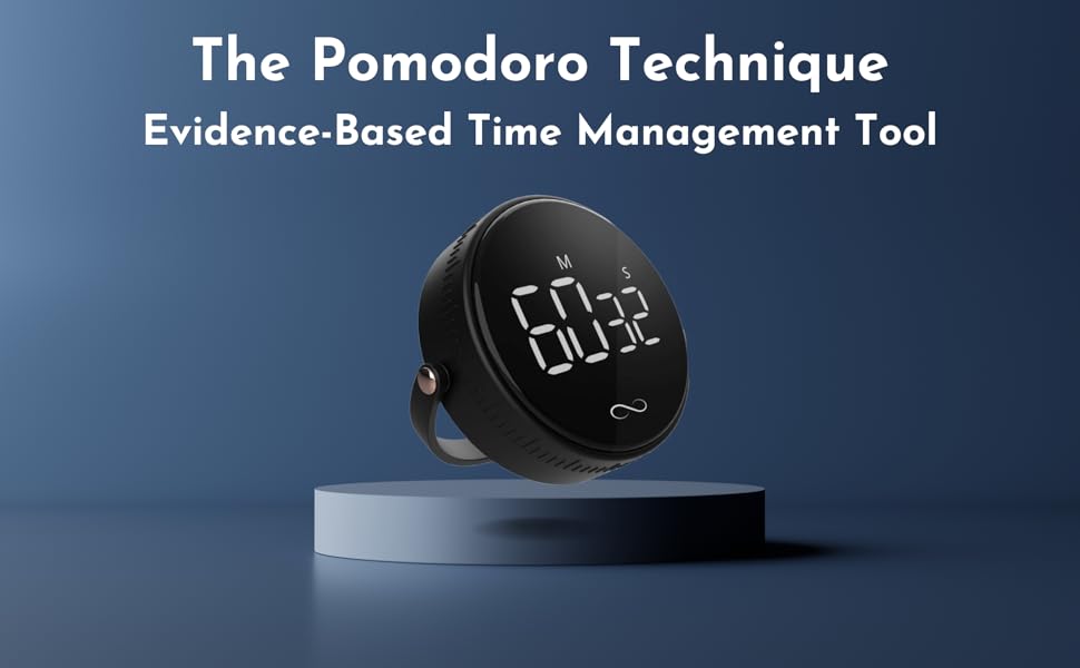 Amazon.com: Pebble Digital Pomodoro Timer - Kitchen Timer for Cooking ...