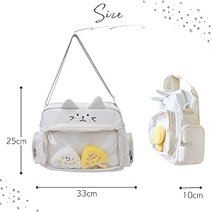 痛バック 痛バ にじさんじ ましろ爻 グッズ付き 猫耳痛バック 痛バック 痛バ にじさんじ ましろ爻 グッズ付き 猫耳痛バック
