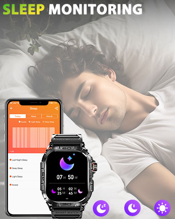  Outdoor Tactical Rugged Smartwatch