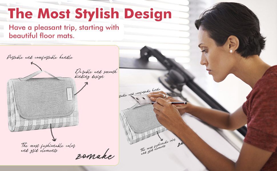 ZOMAKE Waterproof Picnic Blanket 80''x60'' Extra Large Picnic Mat for