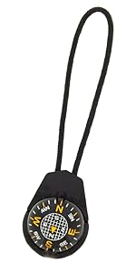 Ziprcomp ball compass with lanyard