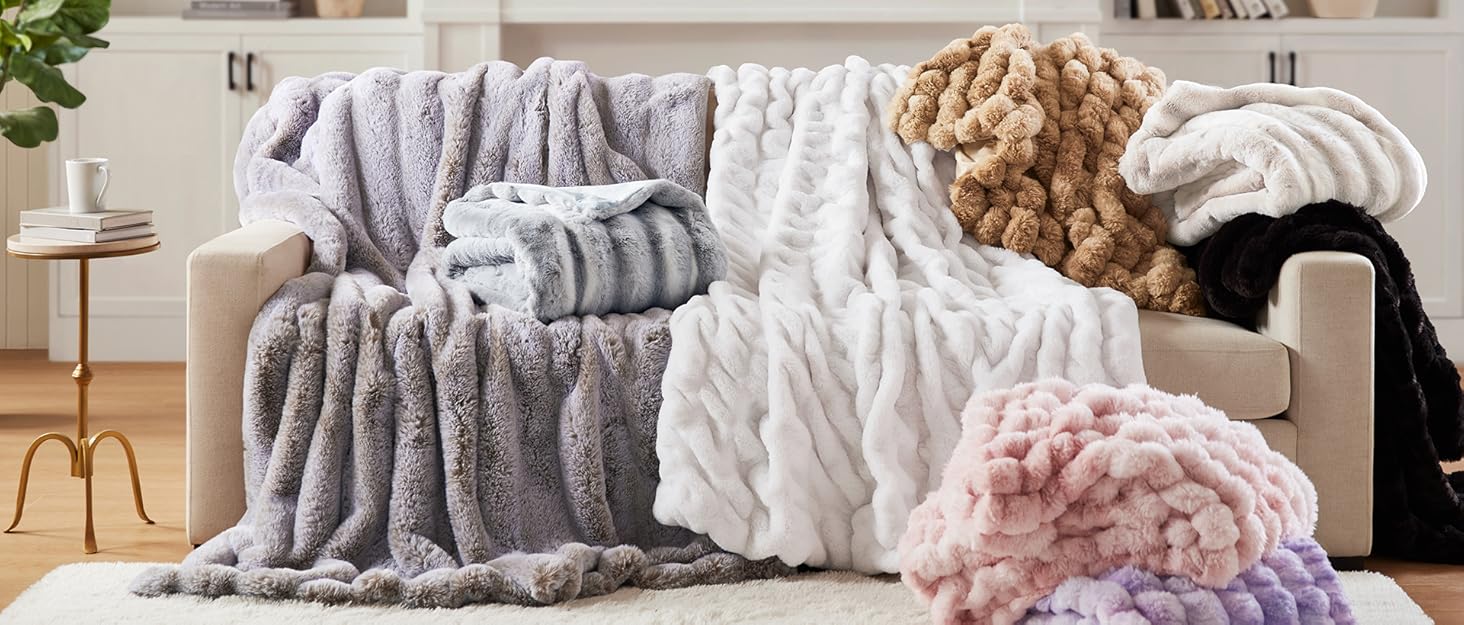 faux fur throw