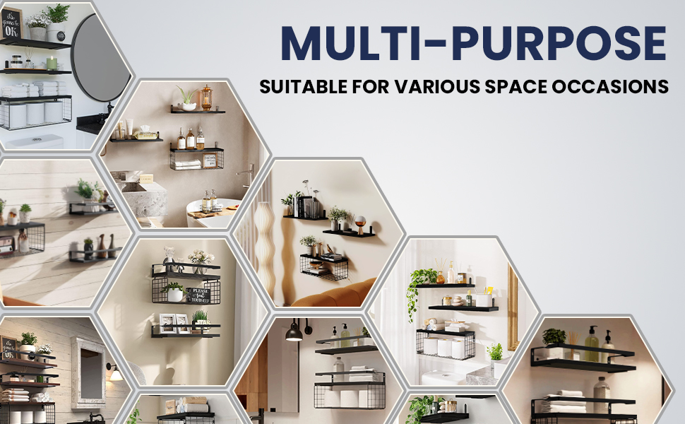 Floating Shelves Wall Mounted Shelf