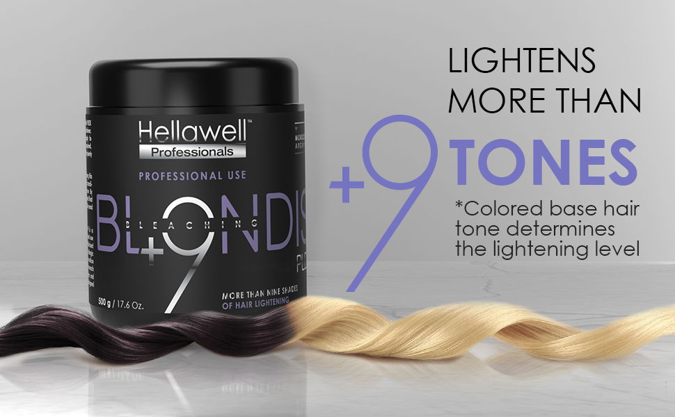 color kit blonde dark permanent blue purple lightener highlights highlight hair bleach
