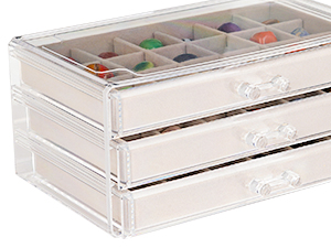 rock collection display case