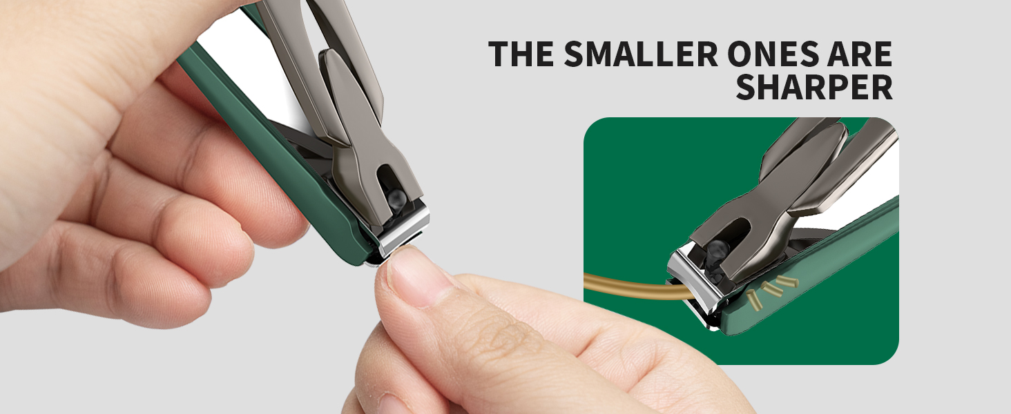 Nail Clippers for Men with Catcher