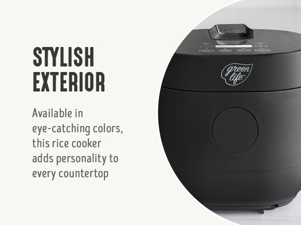 GreenLife, Ceramic Nonstick, PFAS-Free, Non-Toxic, Rice Cooker, Electrics