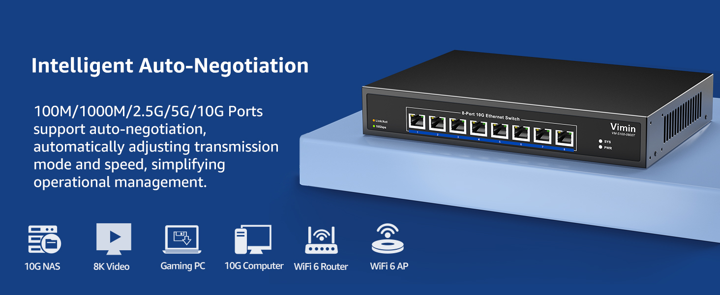8 port 10gbe switch