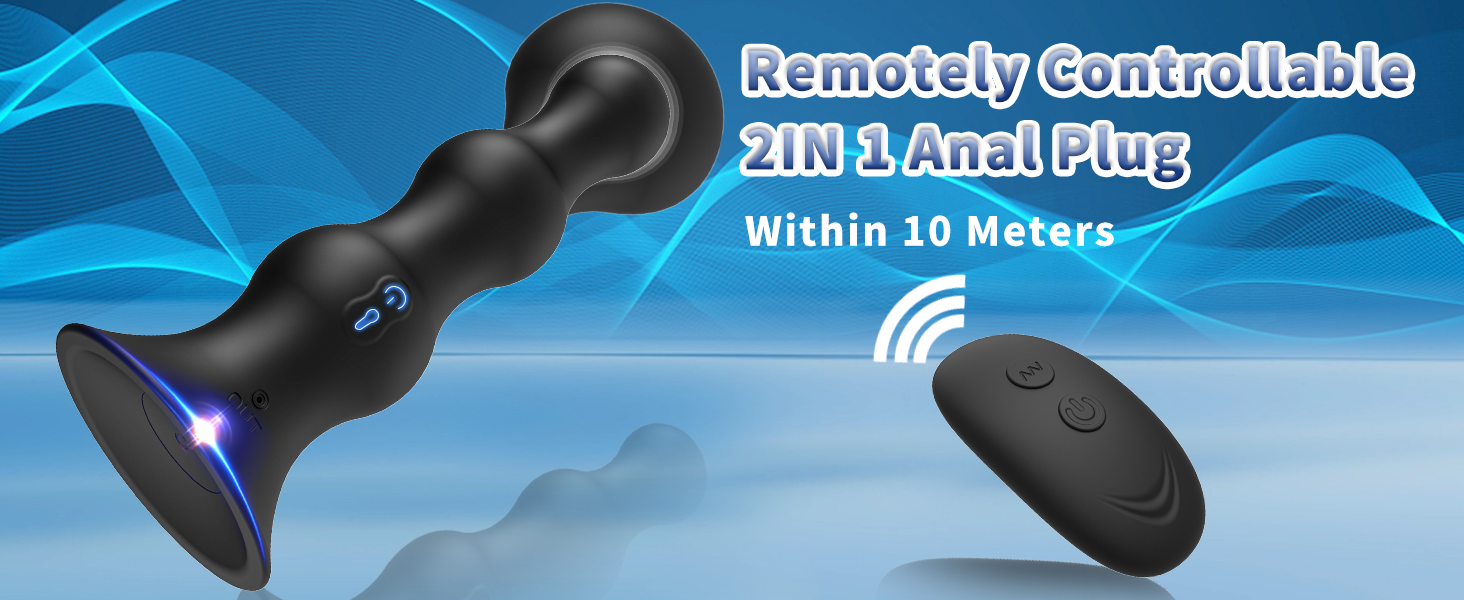  Anal Vibrator Inflatable Butt Plug Remote Prostate Massager